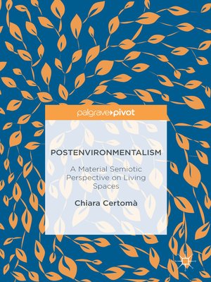cover image of Postenvironmentalism